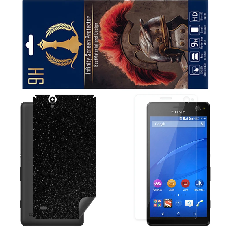 محافظ صفحه نمایش اینفینیتی مدل PRO مناسب برای گوشی موبایل سونی Xperia C4 به همراه برچسب پوششی