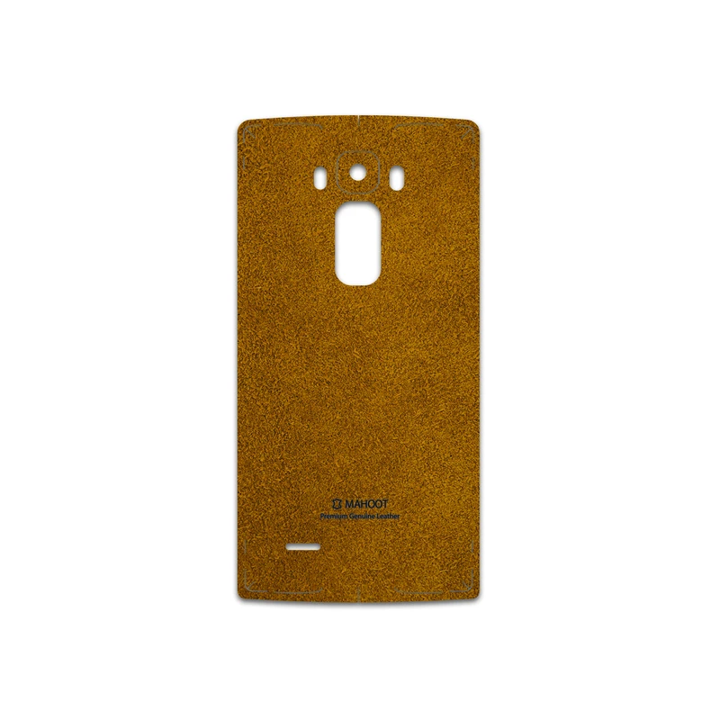 برچسب پوششی ماهوت مدل Brown-Chamois-Leather مناسب برای گوشی موبایل ال جی G Flex 2