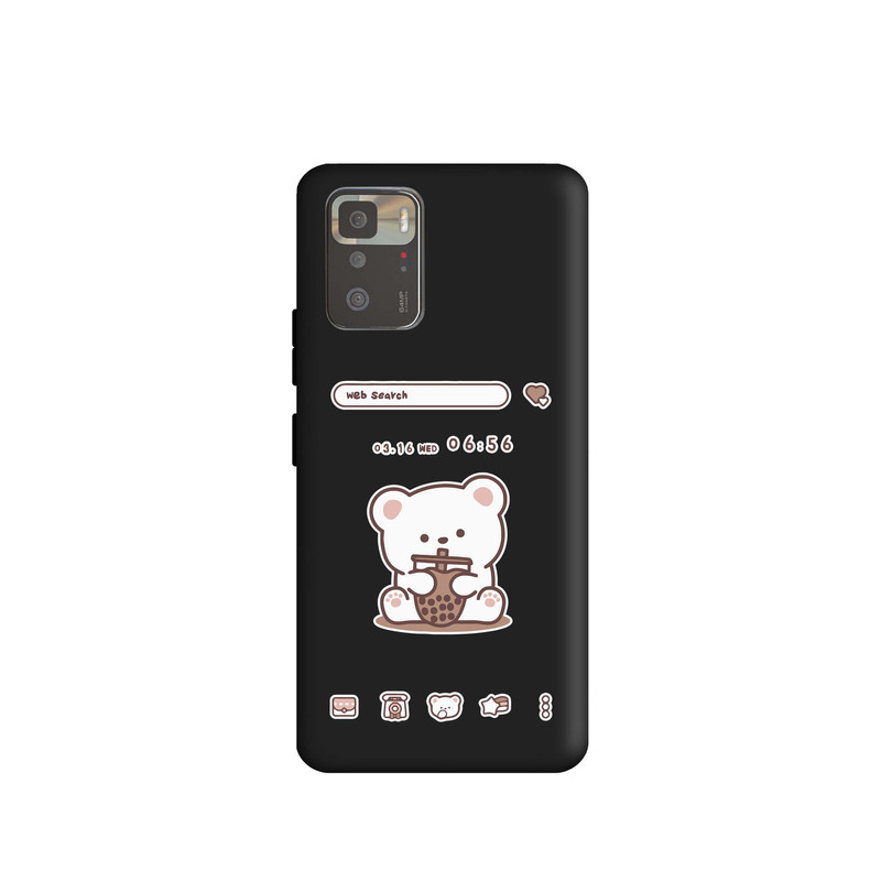 کاور طرح خرس اسموتی کد m2966 مناسب برای گوشی موبایل شیائومی Redmi Note 10 Pro 5G / Poco X3 GT