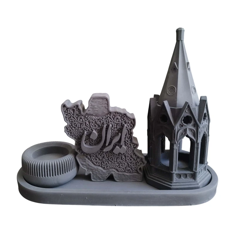 ست سه تکه جاعودی و مجسمه بتنی مدل ایرانما