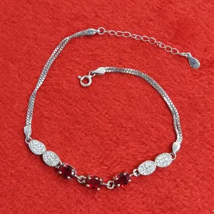 دستبند نقره زنانه سلین کالا مدل یاقوت ce-As5