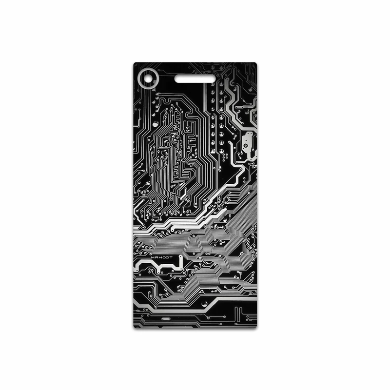 برچسب پوششی ماهوت مدل Black Printed Circuit Board مناسب برای گوشی موبایل سونی Xperia XZ1