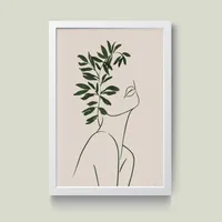 تابلو مدل مینیمال دخترانه Girlish کدS0131-w