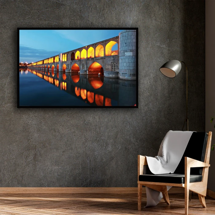 تابلو نوری بکلیت طرح سی و سه پل اصفهان مدل B-D1427