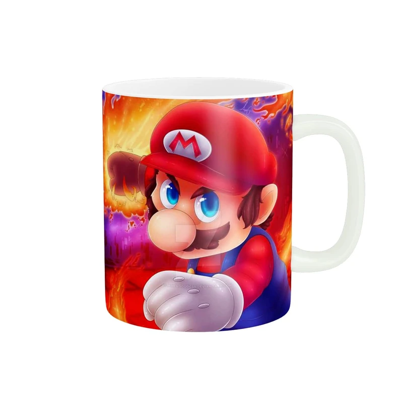 ماگ طرح قارچ خور ماریو بورس Mario Bors کد MarioBors-04