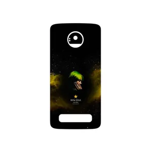 MAHOOT Billie Eilish Cover Sticker for Motorola Moto Z Play
