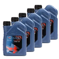روغن موتور خودرو فوسر مدل Drive Formula 10W-40 حجم 1 لیتر بسته 5 عددی