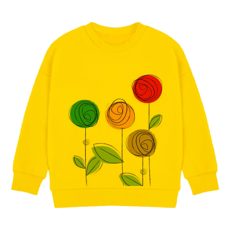 سویشرت دخترانه مدل قاصدک A83