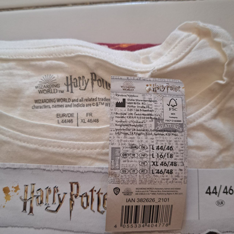 ست تی شرت آستین بلند و شلوار زنانه هری پاتر مدل 2024