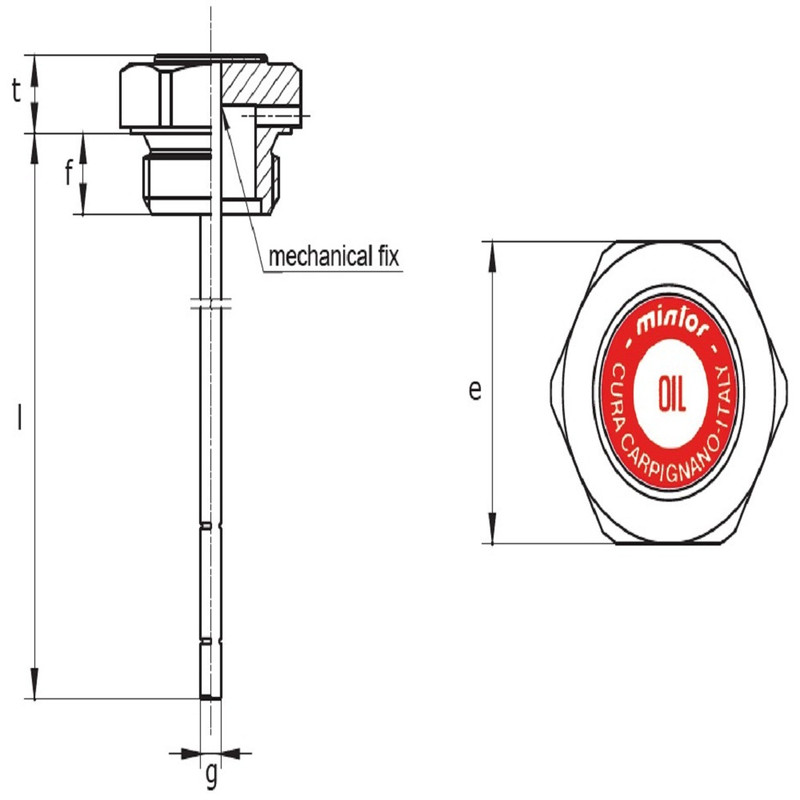 پیچ تخلیه بخار روغن مینتور مدل 1GCSL40A