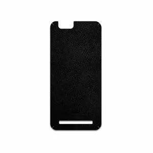 MAHOOT Black-Chamois-Leather Cover Sticker for PinePhone Kde Community Edition