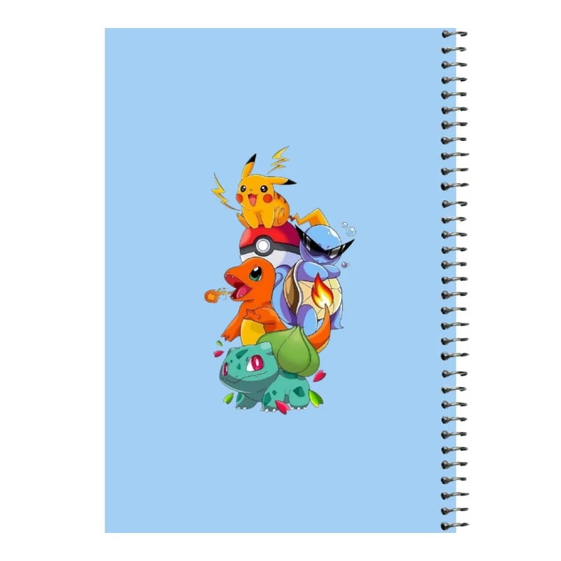 دفتر مشق 80 برگ اس جی مدل پوکی مون کد2   