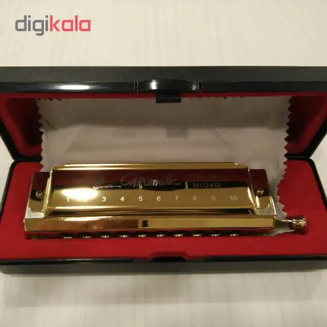 ساز دهنی کروماتیک10 سوراخ طلایی مدل SWAN 1040