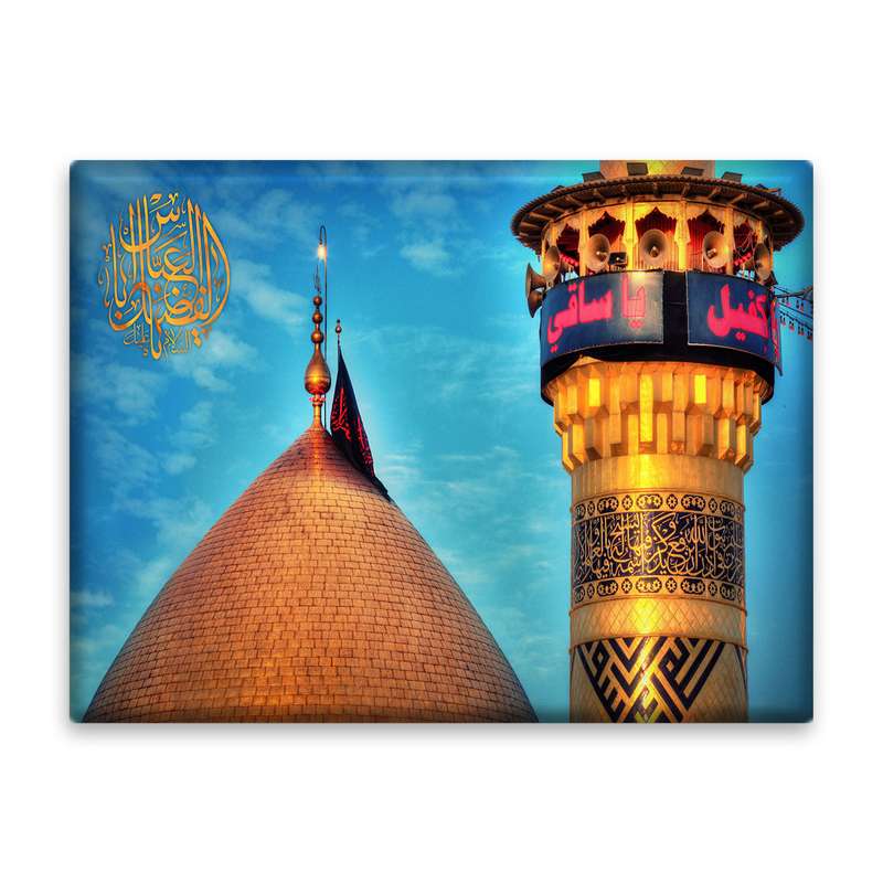 کاشی اطلس آبی طرح اباالفضل عباس  مدل T4638