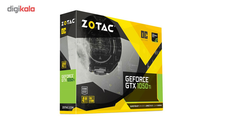 کارت گرافیک زوتک مدل GTX 1050 TI OC EDITION 4GB