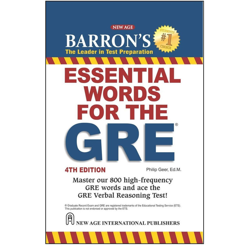 کتاب Essential words for the GRE اثر Philip Geer, Ed.M انتشارات Barrons