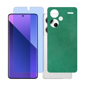 Glass Together model matte anti blue Screen Protector Suitable for Xiaomi Redmi Note 13 Pro Plus Mobile Phone with Back cover sticker