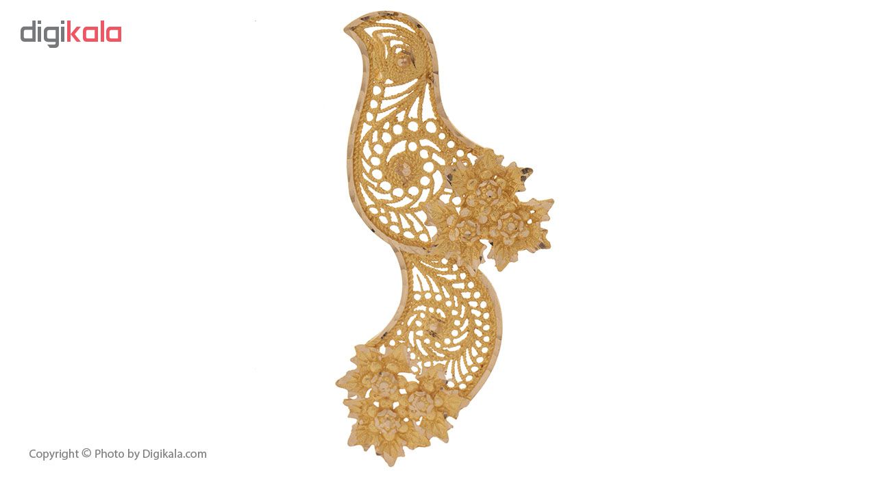 نیم ست طلا 18 عیار طلاسازی زرین مدل طاووس کد 105
