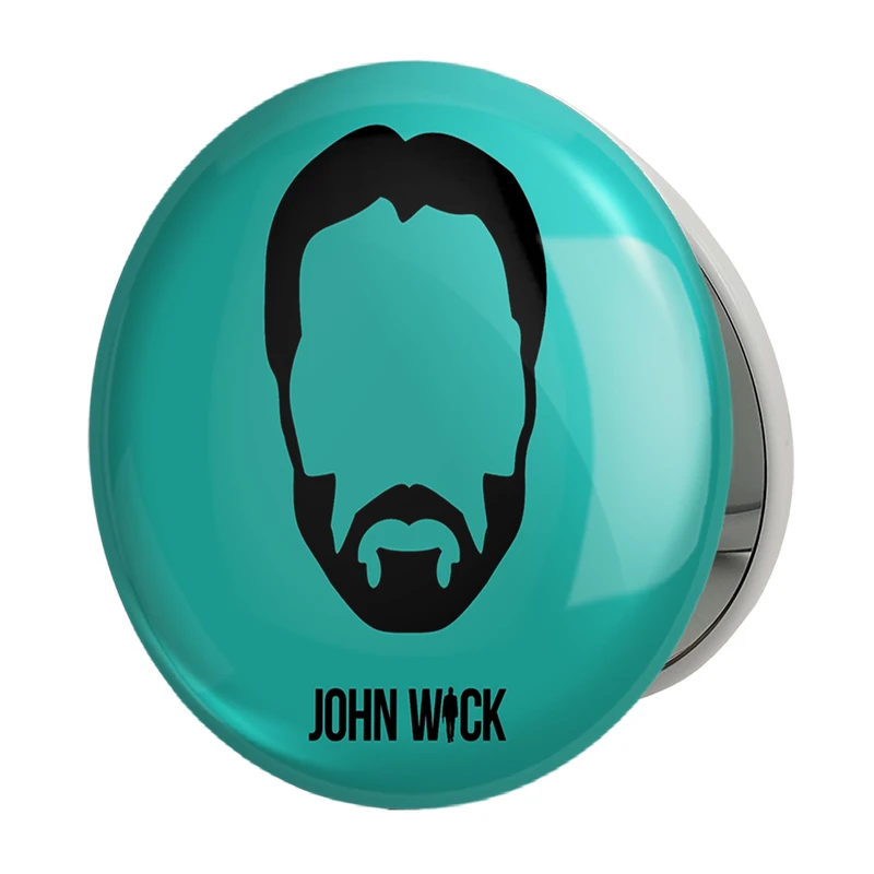 آینه جیبی خندالو طرح جان ویک John Wick مدل تاشو کد 28574