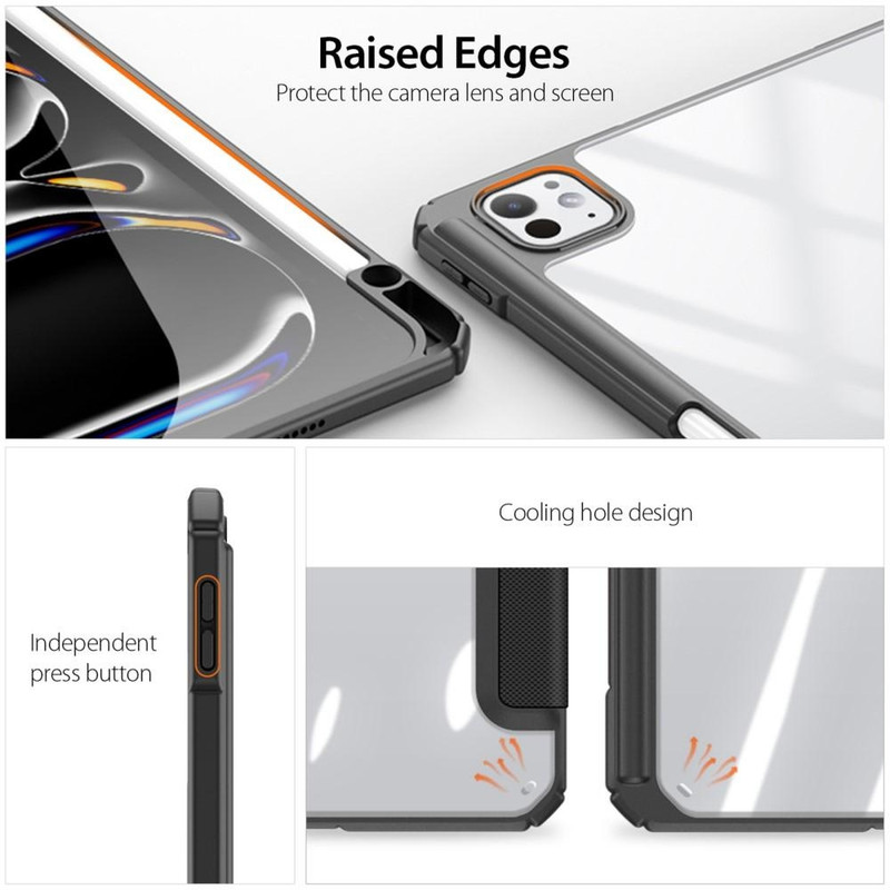 کیف کلاسوری بادیگارد مدل Toby مناسب برای تبلت اپل iPad Pro 13 2024