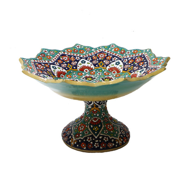 میوه خوری میناکاری مدل مهرخاک کد 011
