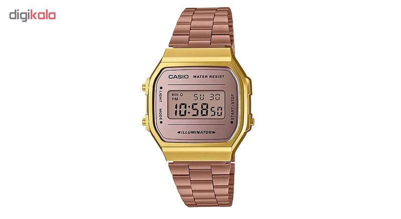 ساعت مچی دیجیتالی کاسیو مدل A168WECM-5DF ساعت مچی دیجیتالی کاسیو مدل A168WECM-5DF