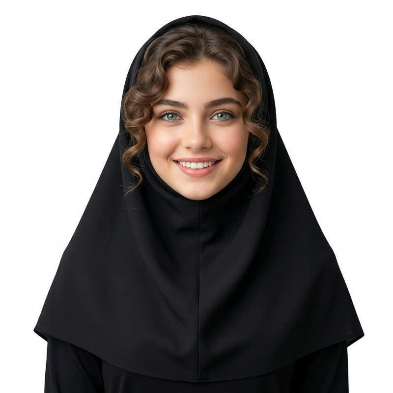 مقنعه زنانه الیاف طبیعی و نخی آنتی باکتریال - زدقارچ و زد ریزش مو و موخوره - زد الکتریسیته ساکن نساجی بروجرد مدل 06943