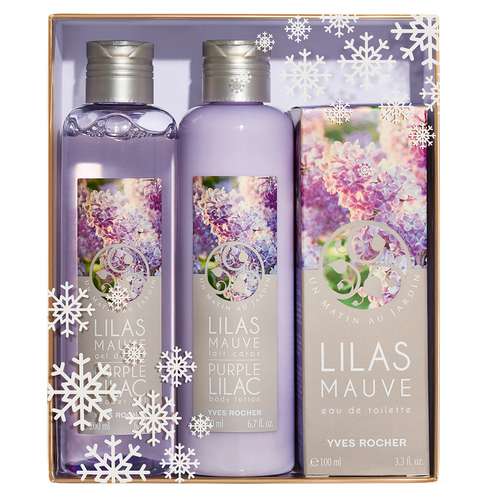 ست ادو تویلت زنانه به همراه لوسیون و ژل بدن ایوروشه مدل Lilas Mauve