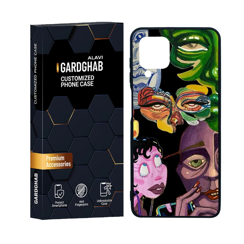 کاور گارد قاب علوی مدل دور ژله ای هنری مناسب برای گوشی موبایل سامسونگ Galaxy M22 4G