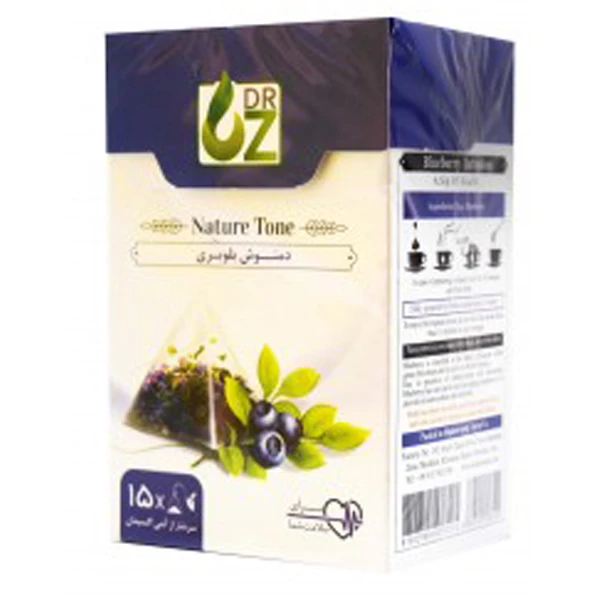 دمنوش بلوبری دکتر آز مدل Blueberry Infusion بسته 15 عددی