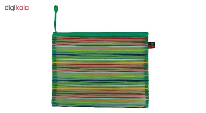 پوشه زیپ دار کد 1056 سایز A4 بسته 3 عددی