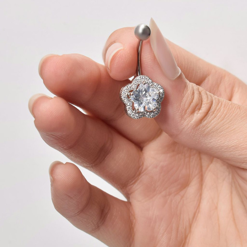 پیرسینگ ناف زنانه پایتخت مدل PS270-A2 پیرسینگ ناف زنانه پایتخت مدل PS270-A2