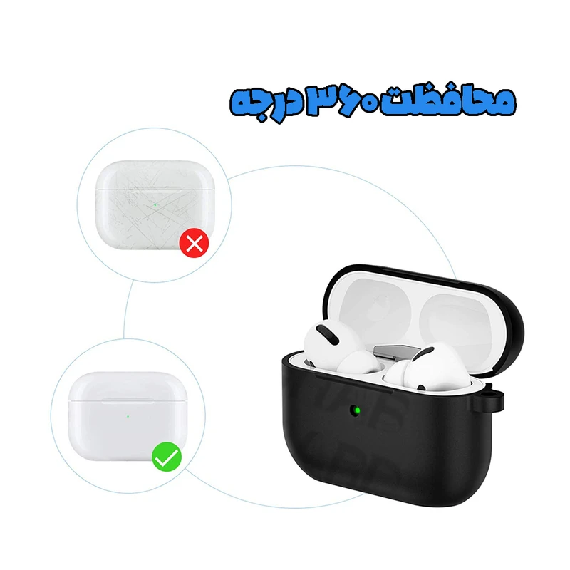 عکس شماره 7 : کاور قاب گارد مدل siliair20 مناسب برای هندزفری بلوتوثی انکر soundcore r50i nc