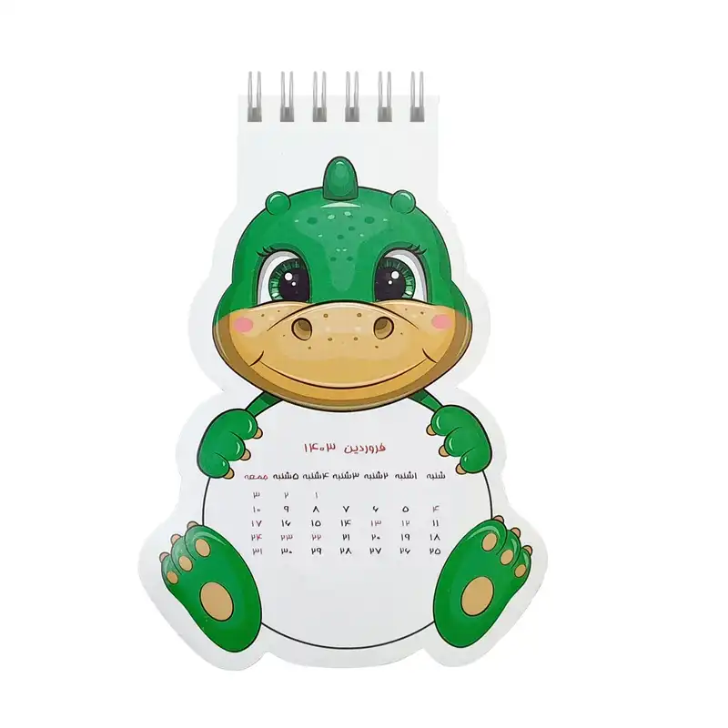 تقویم رومیزی سال 1403 طرح اژدها مدل براق