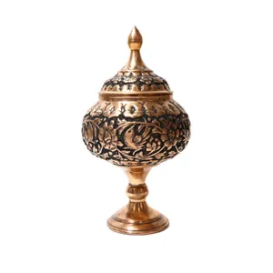 شکلات خوری مسی مدل سیمبان کد 006 ارتفاع 22 سانتی متر