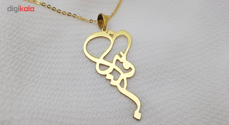 گردنبند نقره ترمه مدل اسم فریبا کد a22