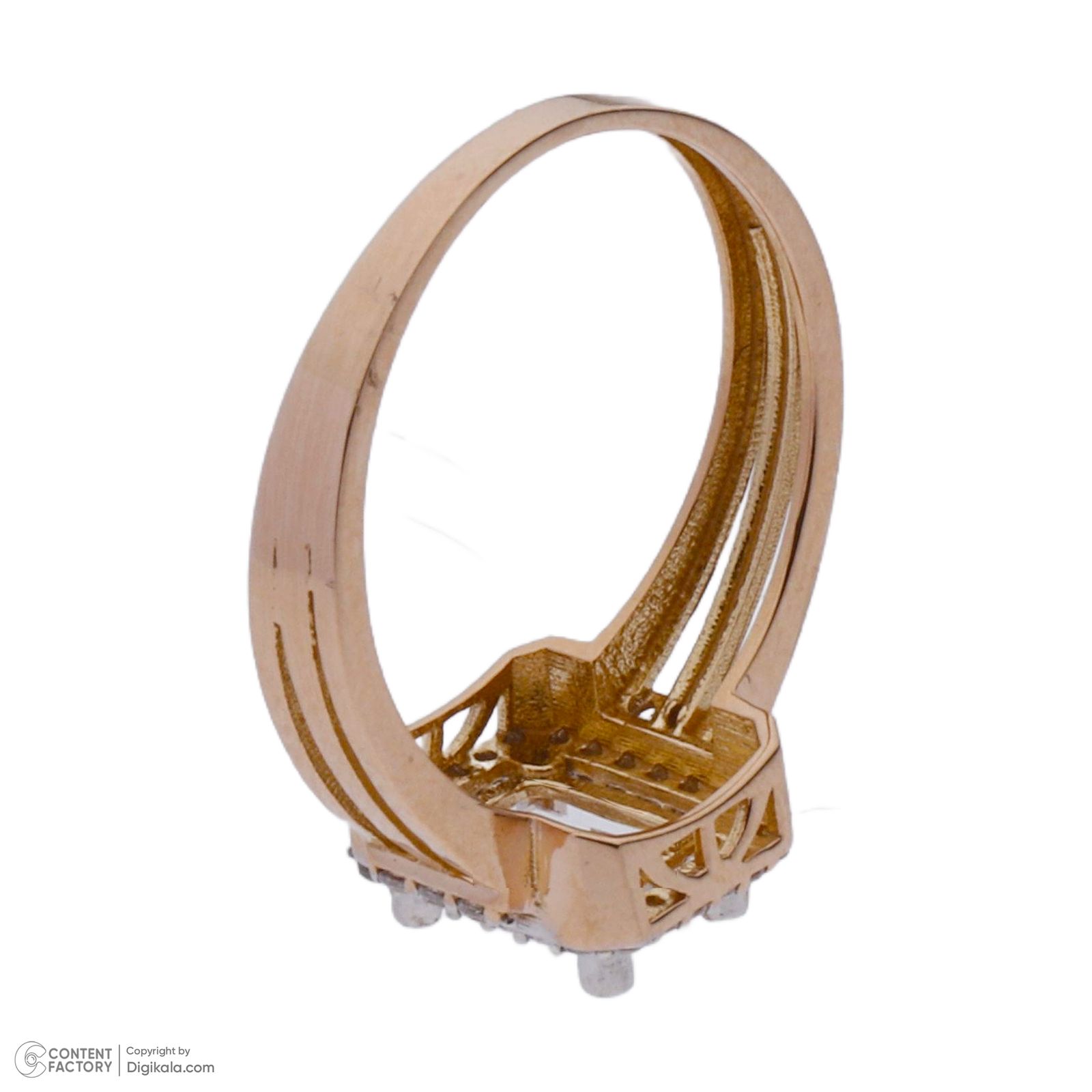 انگشتر طلا 18 عیار زنانه مایا ماهک مدل MR1114 -  - 4