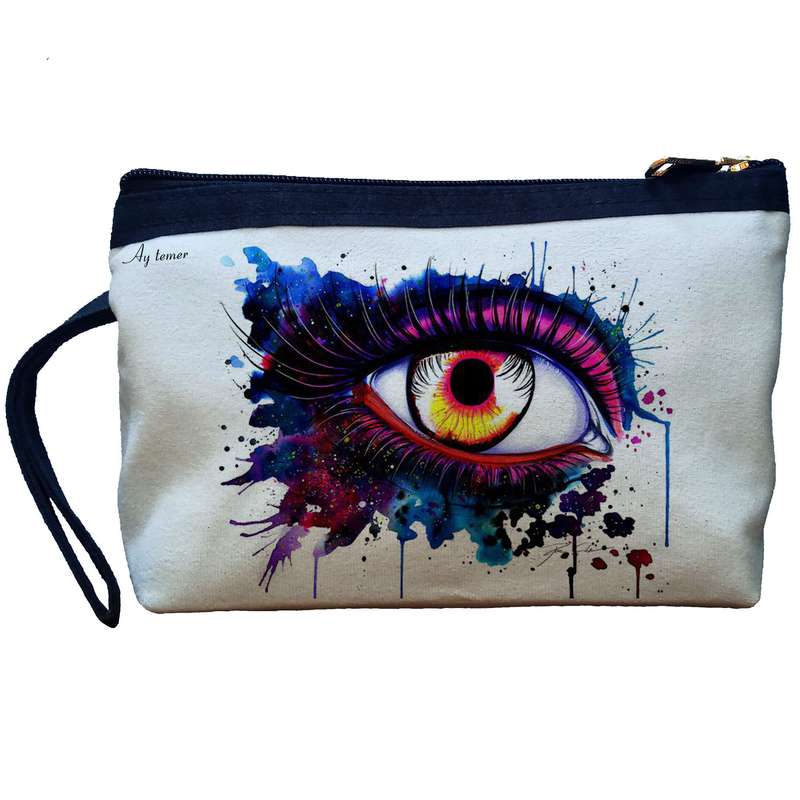 کیف لوازم آرایش زنانه آی تمر مدل چشم کد 281