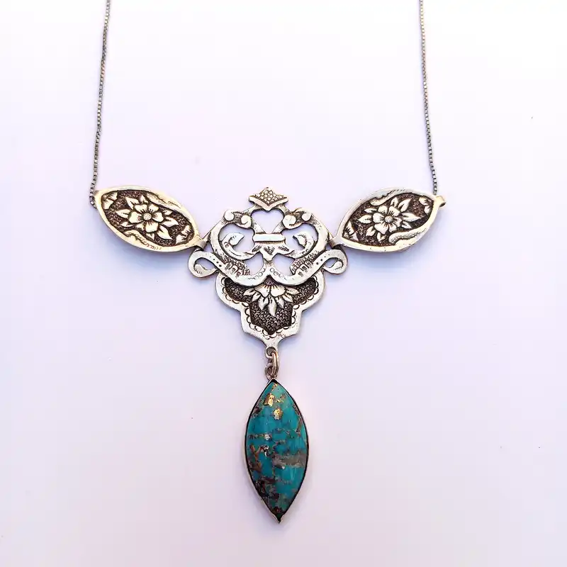 گردنبند نقره زنانه مدل 123