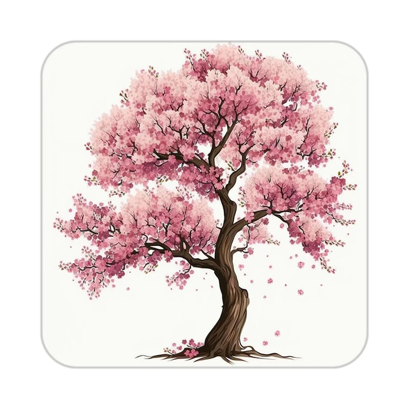 زیر لیوانی کاکتی طرح گل مدل mp18700