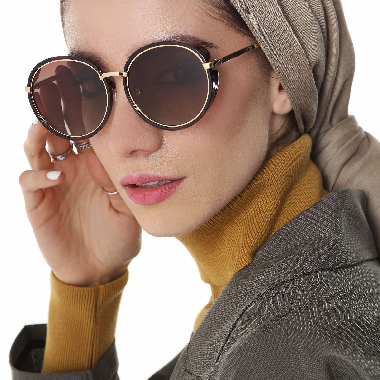 عینک آفتابی زنانه سانکروزر مدل 6001 br -  - 7