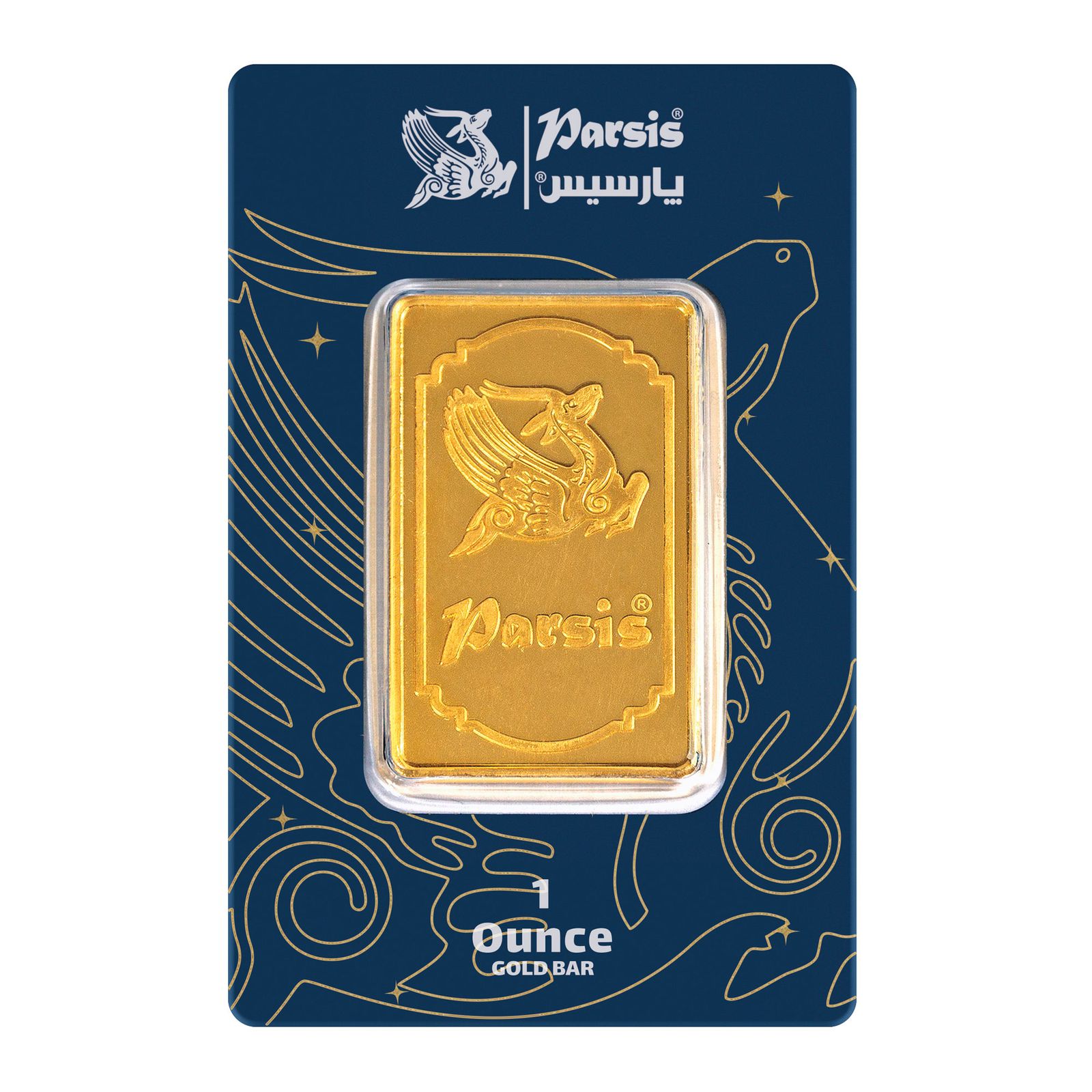 شمش طلا 24 عیار پارسیس مدل 031.1 Zarmehr - - 1