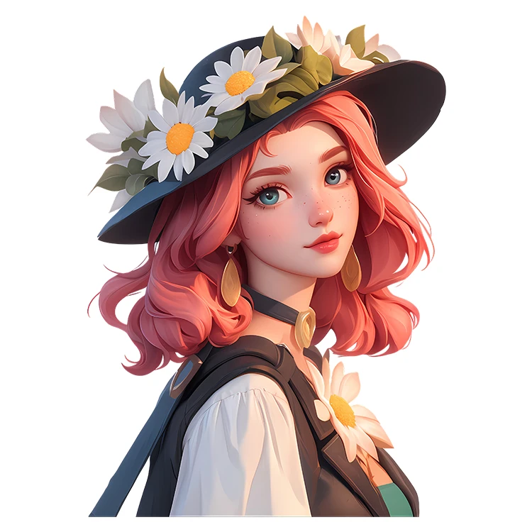 استیکر پارچه و لباس پاد آفرین مدل کارتونی کیوت فانتزی دخترانه کد S5649