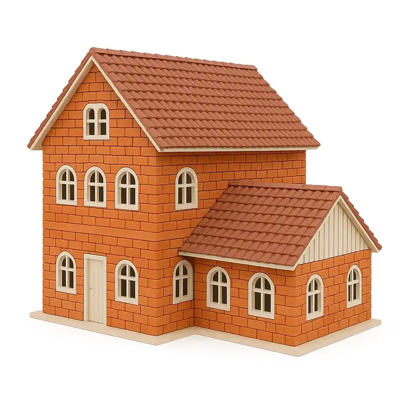 ساختنی 3780 تکه ماکت مینیاتوری مدل F_P طرح خانه انگلیسی