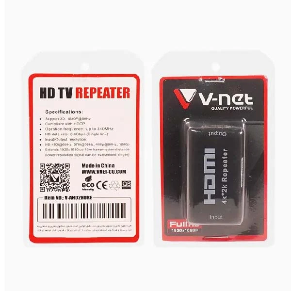 عکس شماره 3 : توسعه دهنده و ریپیتر تصویر hdmi وی نت مدل vnet-ahd2hdre