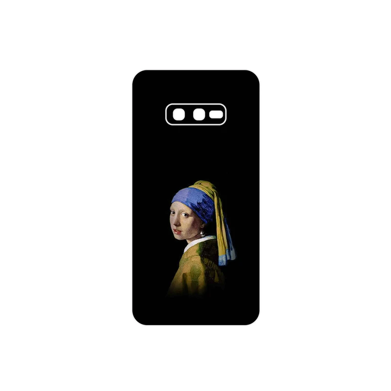 برچسب پوششی ماهوت مدل Girl with a Pearl Earring of Vermeer مناسب برای گوشی موبایل سامسونگ Galaxy S10e