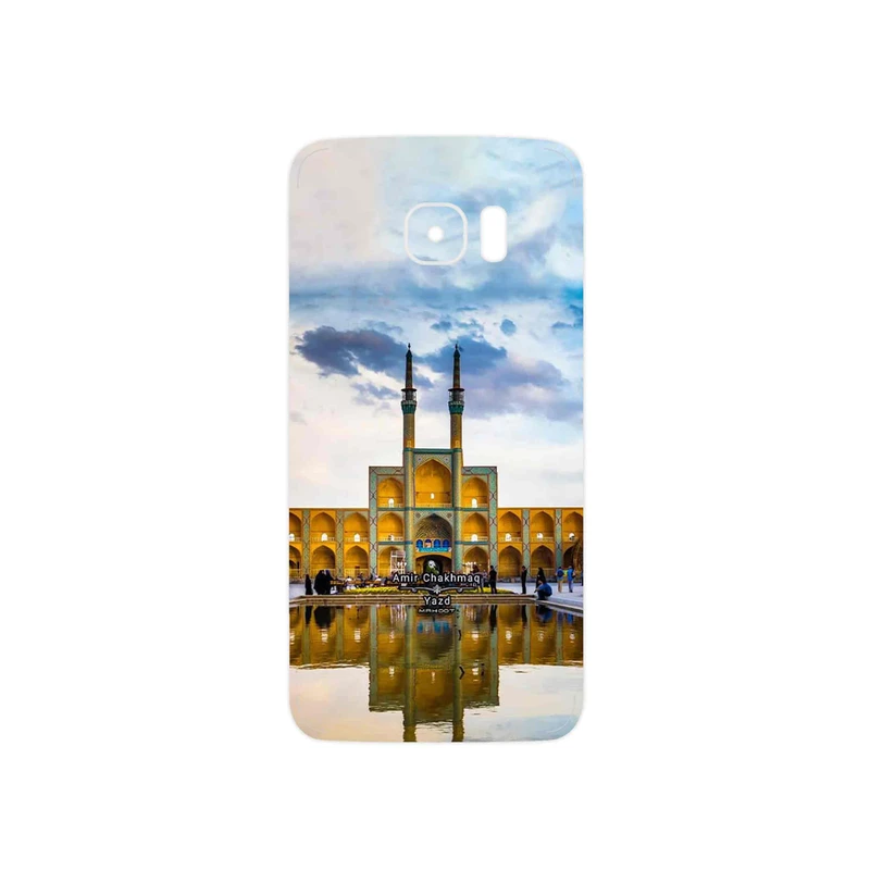 برچسب پوششی ماهوت مدل Amir Chakhmaq Square Yazd مناسب برای گوشی موبایل سامسونگ Galaxy S7 Edge
