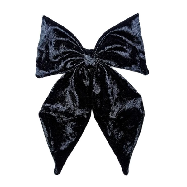 گیره مو دخترانه مدل پاپیون مجلسی مخمل کد 2072