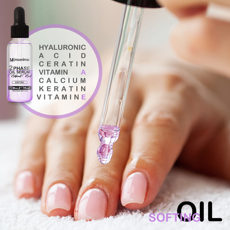 سرم دوفاز تقویت کننده ناخن مونیمار مدل نرم کننده حجم 30 میلی لیتر