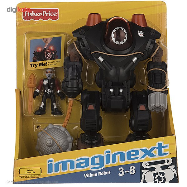 ربات فیشر پرایس مدل Imaginext Villain Robot
